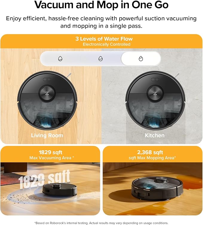 Q7 M5+ Robot Vacuum and Mop, Upgraded from Q5 Max+, Up to 7-9 Weeks Self-Empty, 10000Pa Suction, Dual Anti-Tangle System for