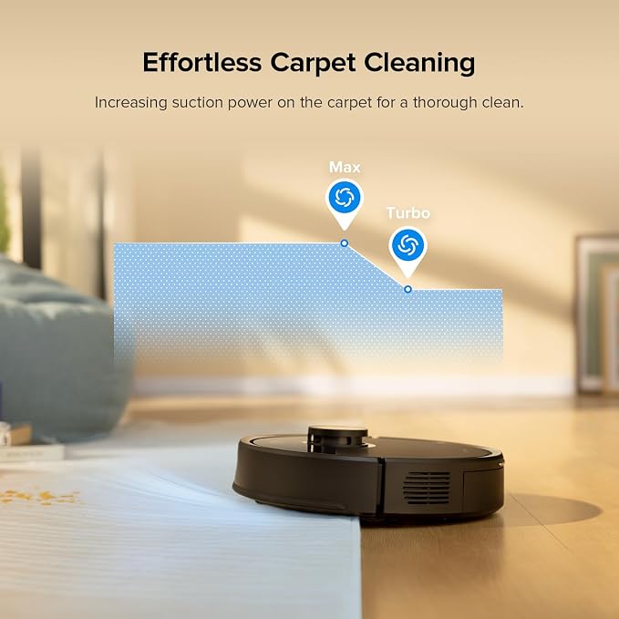 Q7 M5+ Robot Vacuum and Mop, Upgraded from Q5 Max+, Up to 7-9 Weeks Self-Empty, 10000Pa Suction, Dual Anti-Tangle System for