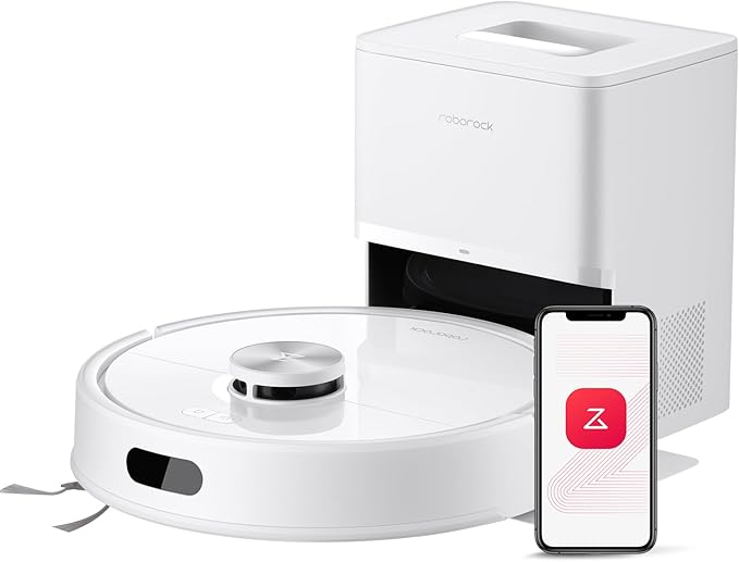 Q7 M5+ Robot Vacuum and Mop, Upgraded from Q5 Max+, Up to 7-9 Weeks Self-Empty, 10000Pa Suction, Dual Anti-Tangle System for