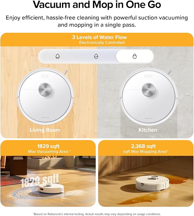Q7 M5+ Robot Vacuum and Mop, Upgraded from Q5 Max+, Up to 7-9 Weeks Self-Empty, 10000Pa Suction, Dual Anti-Tangle System for