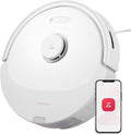 Q8 Max Robot Vacuum and Mop Cleaner, DuoRoller Brush, 5500Pa Strong Suction, Lidar Navigation, Obstacle Avoidance, White