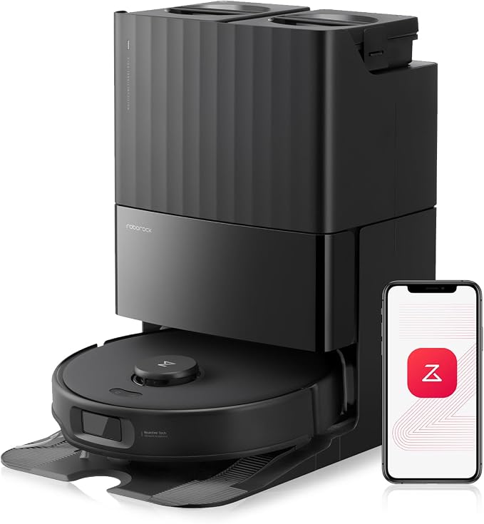 Qrevo Edge S5A Robot Vacuum and Mop, 18,500Pa, Zero-Tangling, DuoDivide Main Brush, FlexiArm Side Brush, Hot Water Mop