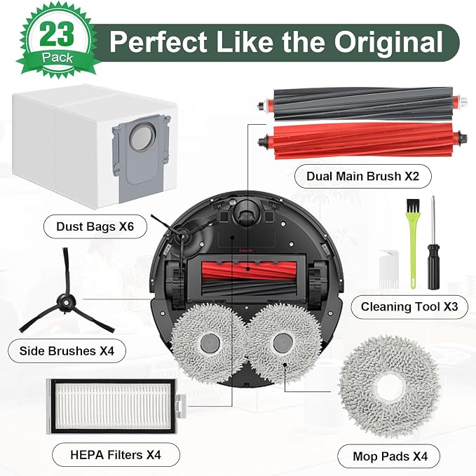 Qrevo Replacement Accessories for Qrevo Master/Qrevo Replacement Parts Q revo Master Accessory Kit, alternate