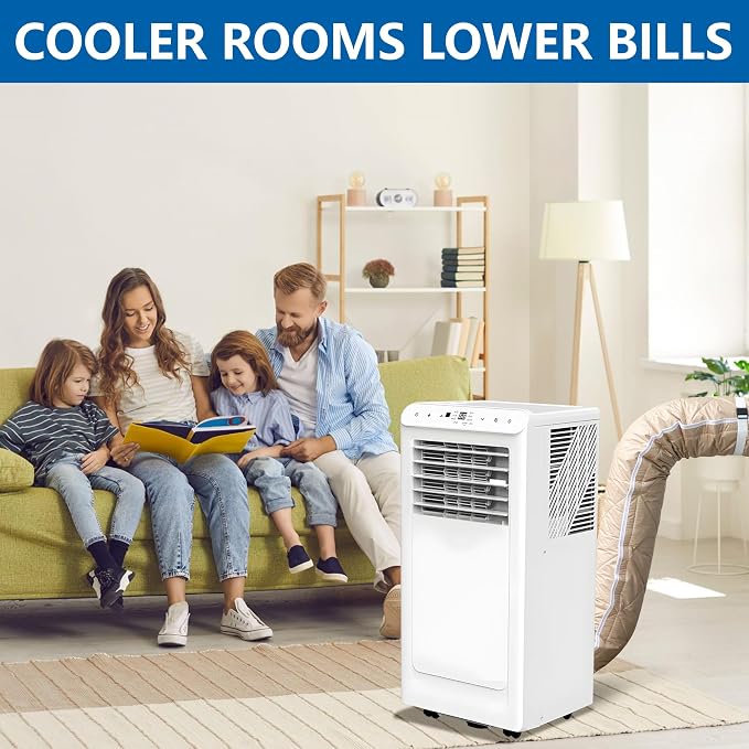 Quilting Air Conditioner Hose Cover, AC Insulated Hose Cover Wrap with 4 Adjustable Buckle Straps, Portable Air Conditioner