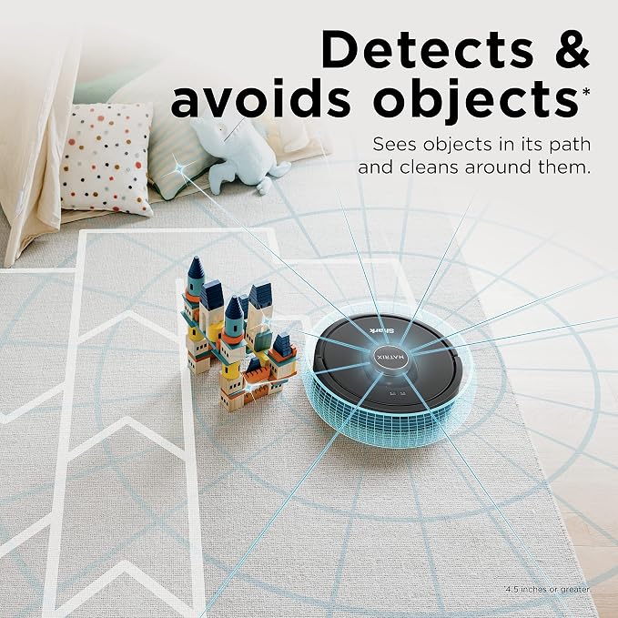 R-RV2310 Matrix Robot Vacuum for Carpets and Hardfloors with Self-Cleaning Brushroll and Precision Mapping - Certified