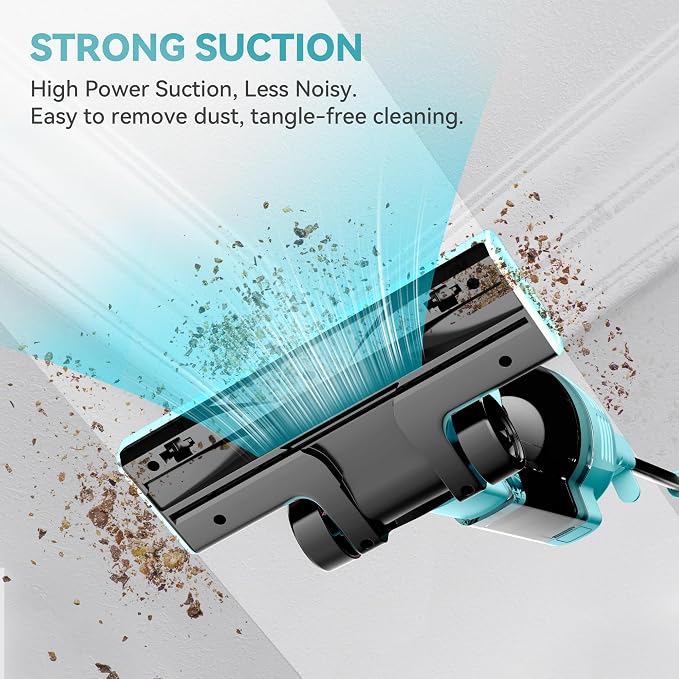 R6X Corded Stick Vacuum Cleaners for Home, 20Kpa Powerful Suction Stick Vacuum with 16Ft Cord, 2 in 1 Lightweight Vacuum