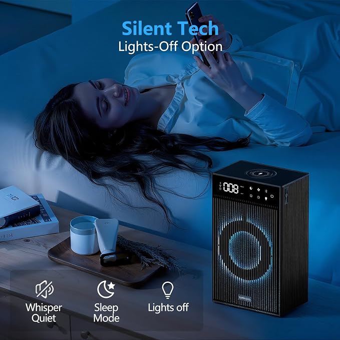 Rainbow Cube | World’s First 4-in-1 Space-saving Air Purifier with Bluetooth Speaker, alternate product view 7
