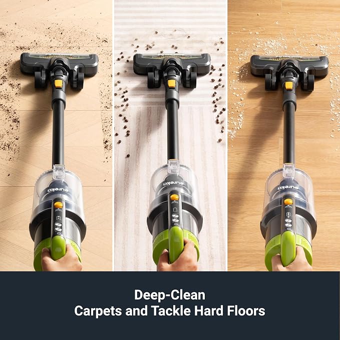 RapidClean Pro Cordless Vacuum Cleaner for Hard Floors, Lightweight Stick Vacuum LED Headlights, alternate product view 3