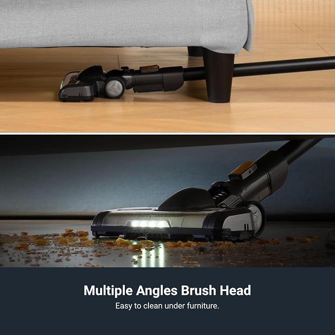 RapidClean Pro Cordless Vacuum Cleaner for Hard Floors, Lightweight Stick Vacuum LED Headlights, alternate product view 6