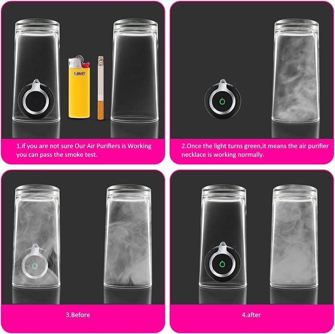 Rechargeable Ionizer Air Purifier, Wearable Air Purifier, Mini Necklace Air Purifier for Home, Kitchen, alternate product