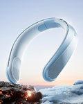 Rechargeable Neck Fan, Industry’s Powerful Airflow, 360° Blow Cold Air with 16H Battery, 120° Foldable & Ultralight, Best