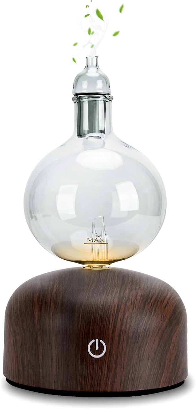 Rechargeable Waterless Essential Oil Diffuser, Aromatherapy Spray Glass Oil Diffuser, product image