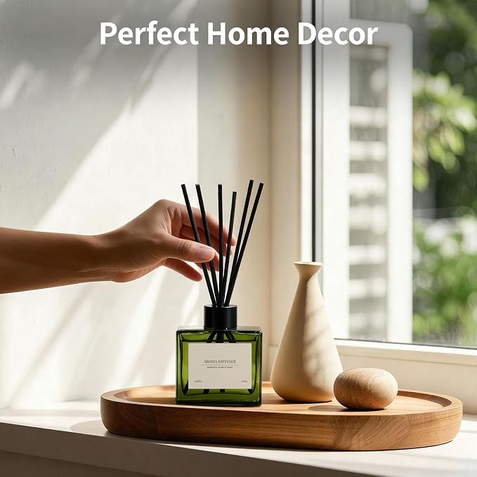 Reed Diffuser, 4 oz Earthy Sandalwood Scent Diffuser with 7 Sticks, Long Lasting Reed diffusers for Home, alternate product