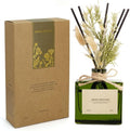 Reed Diffuser, 6.09 oz Ebony Rose Scent Diffuser with Sticks & Dried Flowers, 120 Days Long Lasting Reed diffusers for Home