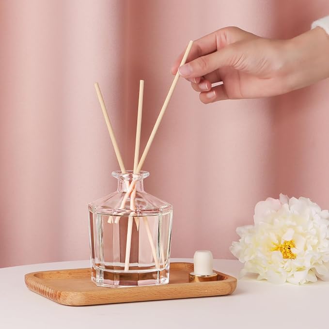 Reed Diffuser, 8.5 Oz(250ml) Red Rose Bathroom Diffuser with 10 Sticks, alternate product view 3