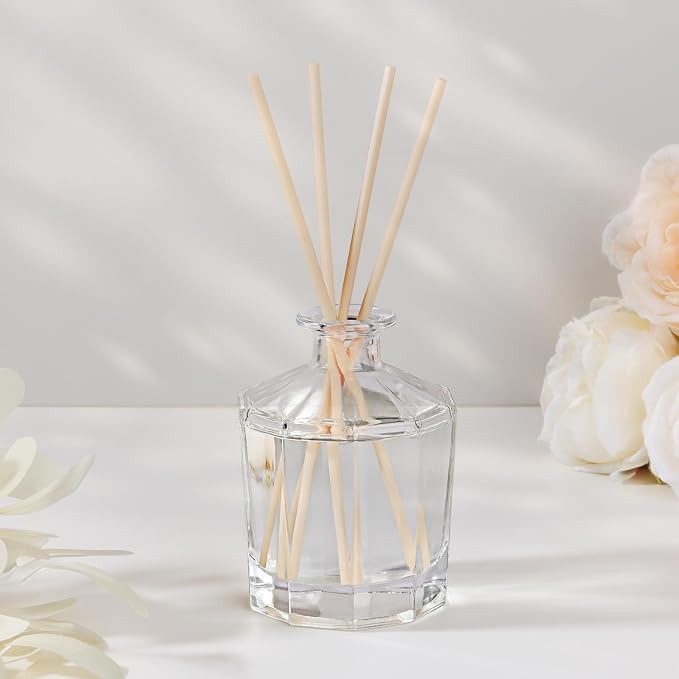 Reed Diffuser, 8.5 Oz(250ml) Red Rose Bathroom Diffuser with 10 Sticks, alternate product view 4