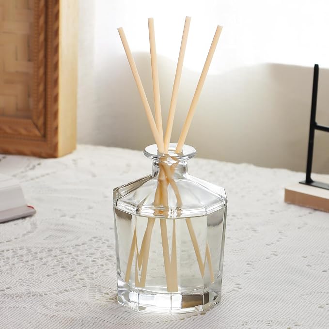 Reed Diffuser, 8.5 Oz(250ml) Red Rose Bathroom Diffuser with 10 Sticks, alternate product view 5