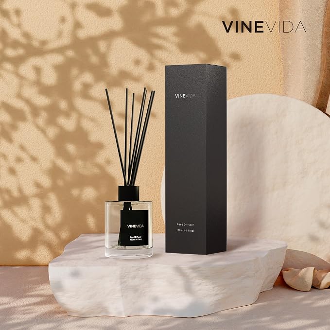 Reed Diffuser for Home & Bathroom | Long-Lasting Scent Sticks Set | Oil Stick Diffuser | Bathroom Scent - Room Fragrance No.