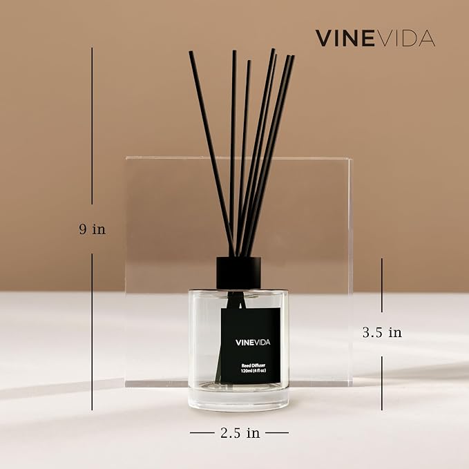 Reed Diffuser for Home & Bathroom | Long-Lasting Scent Sticks Set | Oil Stick Diffuser | Bathroom Scent - Room Fragrance No.