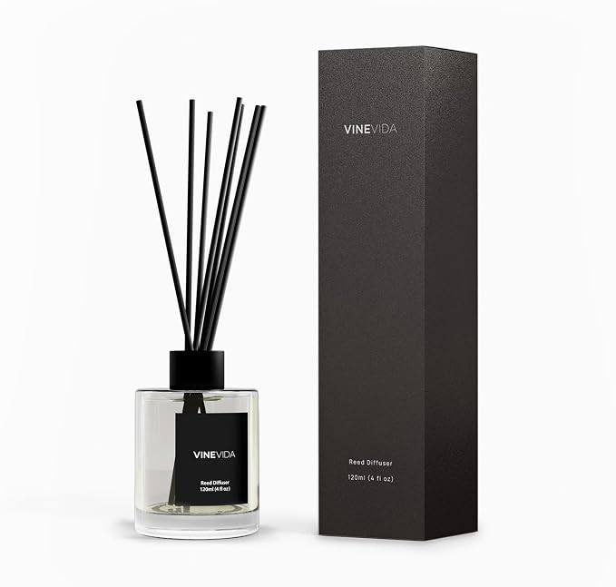 Reed Diffuser for Home & Bathroom | Long-Lasting Scent Sticks Set | Oil Stick Diffuser | Bathroom Scent - Room Fragrance No.