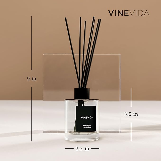 Reed Diffuser for Home & Bathroom | Long-Lasting Scent Sticks Set | Oil Stick Diffuser | Bathroom Scent - Room Fragrance No.