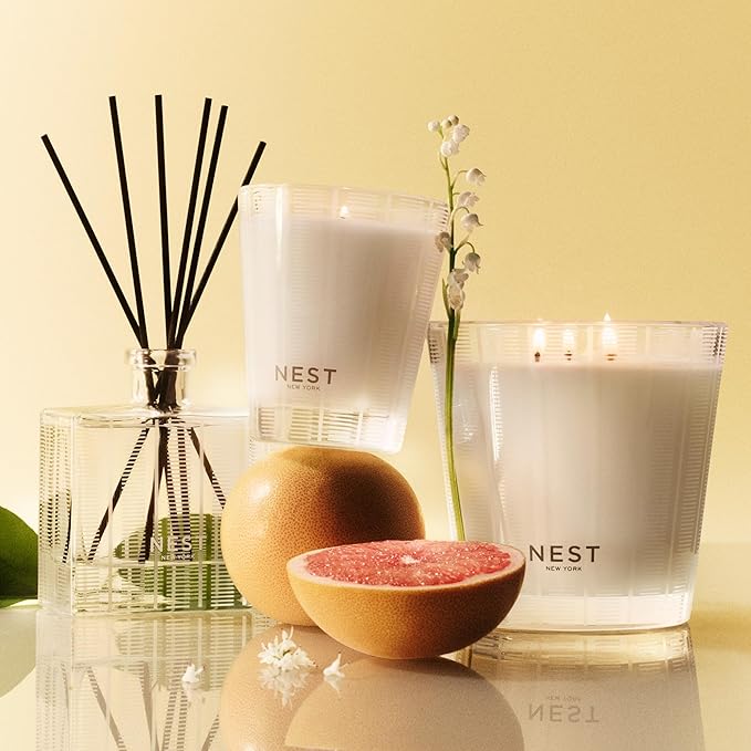 Reed Diffuser, Grapefruit - 5.9 fl oz - Fragrance for Up to 90 Days - Reusable, Refillable Glass Holder, alternate product