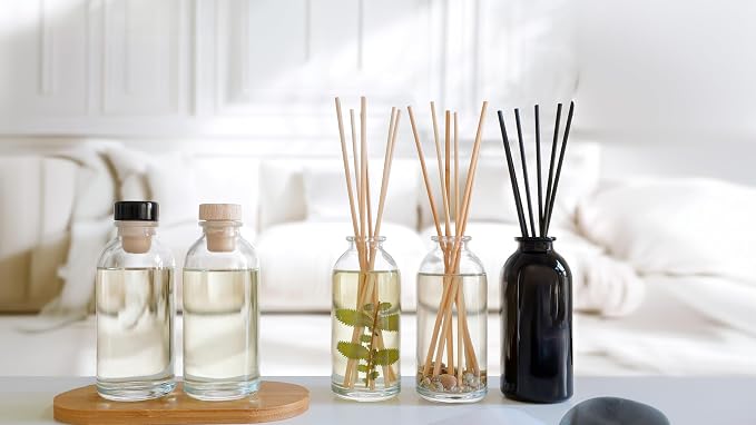 Reed Diffuser Oil Refill Autumn Woods, Fall Leaves, Cedarwood, Apple Bark, 4 oz + Free Reed Sticks, Made in The USA