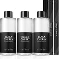 Reed Diffuser Oil Refill/Black Cherry /6.7oz / 3 Pack/Aromatherapy, Home Fragrance, Scented Oils, Oils for Reed Diffuser