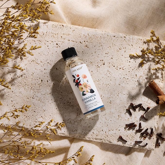 Reed Diffuser Oil Refill/Cinnamon Vanilla/3.38oz(100ml/1 Pack/Scented Oil Refill for Reed Diffuser Home Fragrance for