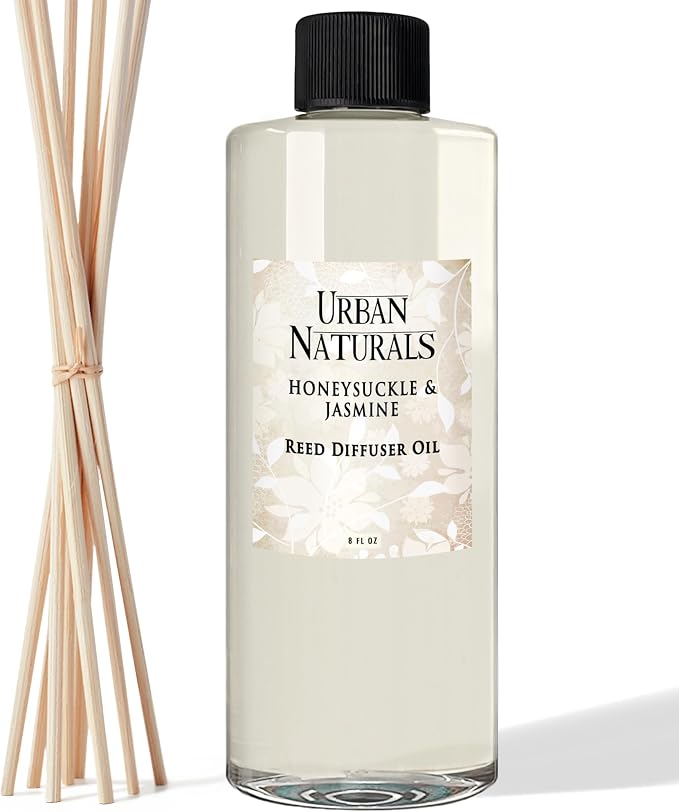 Reed Diffuser Oil Refill Honeysuckle Jasmine with Hyacinth, Cassis, Neroli, Rose, Iris, product image
