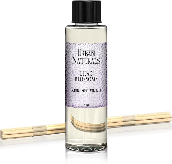 Reed Diffuser Oil Refill, Lilac Blossoms Oil for Diffuser with Lilac, Violets, Lily of The Valley, product image