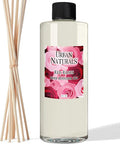 Reed Diffuser Oil Refill Red Roses with White Peony, Cashmere Wood 8 oz + Free Reed Sticks, Made in The USA, product image