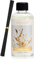 Reed Diffuser Oil Refill with Diffuser Sticks, 6.76 Fl Oz(200ml) Clean Linen Scented Oils, Aroma relaxation, product image