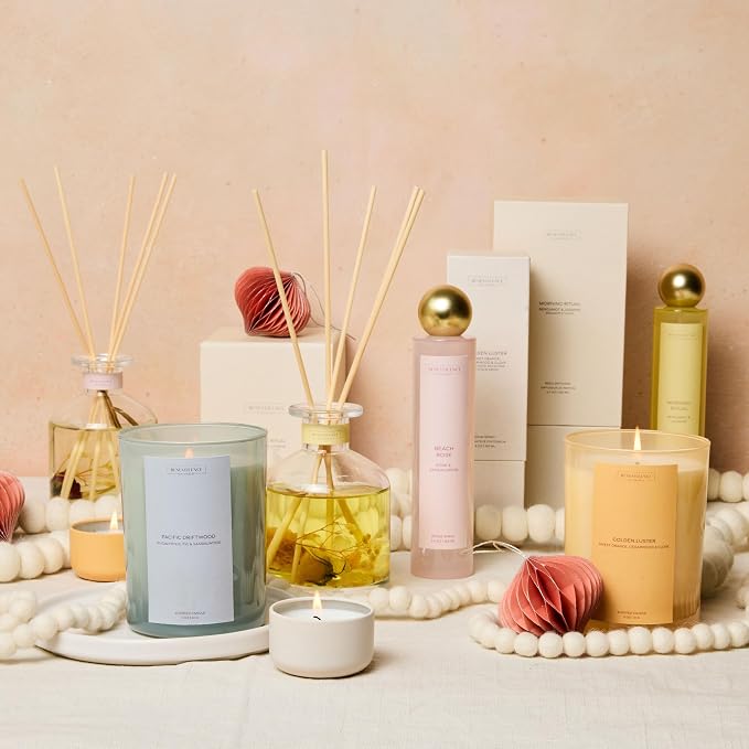 Reed Diffuser, Orange, Cedarwood & Clove Scent Diffuser for Home with Oil Diffuser Sticks | Sun Kissed Collection, alternate