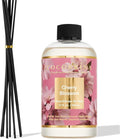 Reed Diffuser Refill Cherry Blossom 17oz (500ml) with 8 Sticks - Premium Long-Lasting Scented Oil, Home Fragrance for