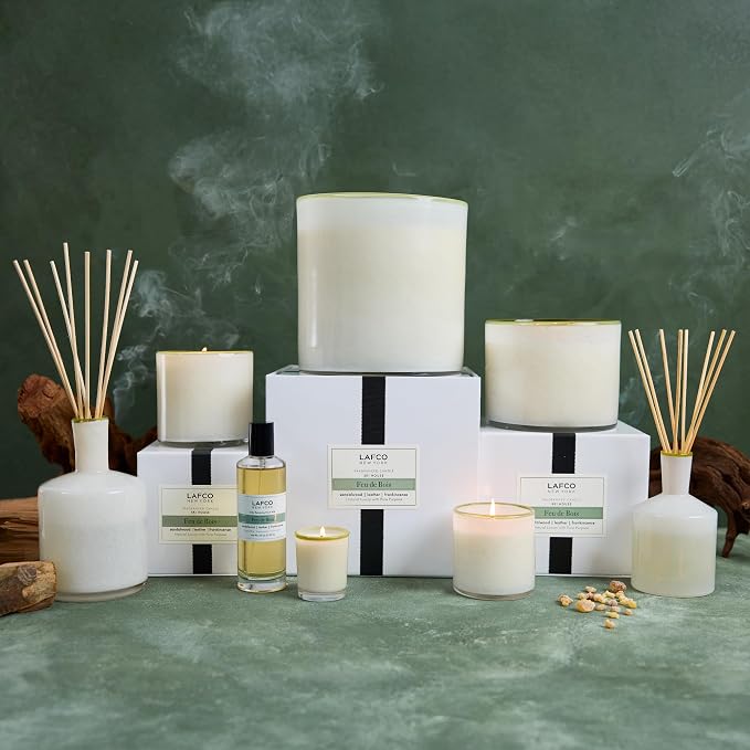 Reed Diffuser Refill, Feu de Bois - 8.4 oz - Up to 4-Month Fragrance Life - Includes Natural Wood Reeds, alternate product