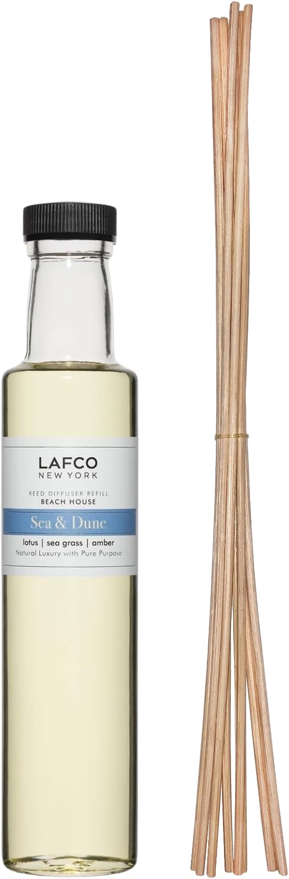 Reed Diffuser Refill, Sea & Dune - 8.4 oz - Up to 4-Month Fragrance Life - Includes Natural Wood Reeds, product image