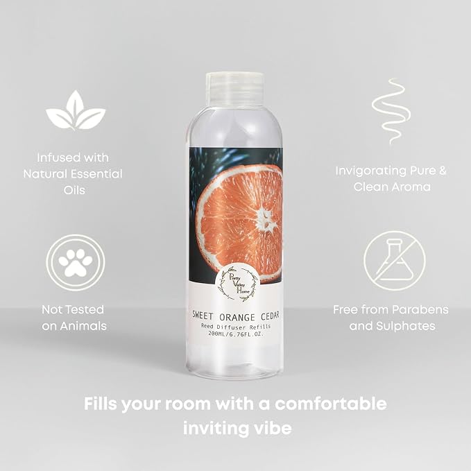 Reed Diffuser Refill (Sweet Orange Cedar), alternate product view 3