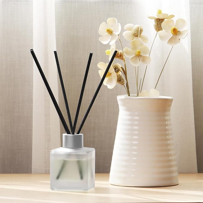Reed Diffuser, Sea Salt & Green Tea Scented Oils, 100ml Air Freshener Essential Oil Set with Diffuser Sticks, alternate