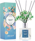 Reed Diffuser Set,3.38 fl oz (100 ml) - Cinnamon Vanilla Oil Diffusers with 8 Reed Sticks, Home Fragrance Reed Diffuser for