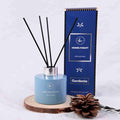 Reed Diffuser Set – 3.38 fl oz (120ml) | Premium Clean Oil Scent Diffuser with Blue Gardenia Fragrance | Elegant Home Décor