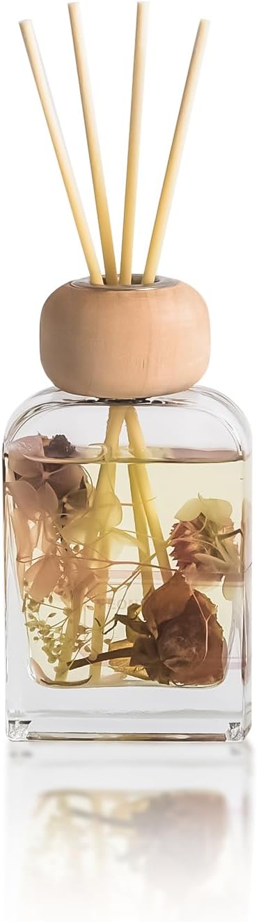 Reed Diffuser Set, 3.4 fl oz - Elegant Home Fragrance with 5 Sticks - Long-Lasting Scented Oil Diffuser for Bedroom