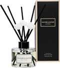 Reed Diffuser Set 4oz (120ml) Black Cherry Scented Diffuser with Sticks Home Fragrance Reed Diffuser for Bathroom Shelf