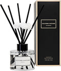 Reed Diffuser Set 4oz (120ml) Vanilla Scented Diffuser with Sticks Home Fragrance Reed Diffuser for Bathroom Shelf Decor