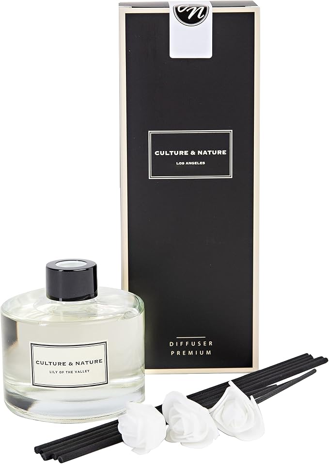 Reed Diffuser Set 6.7oz (200ml) Lily of The Valley Scented Diffuser with Sticks Home Fragrance Reed Diffuser for, alternate