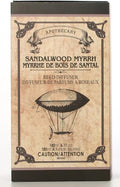 Reed Diffuser Set, 6 oz Apothecary Sandalwood Myrrh Scented Diffuser with Sticks Home Fragrance Reed Diffuser for Bathroom