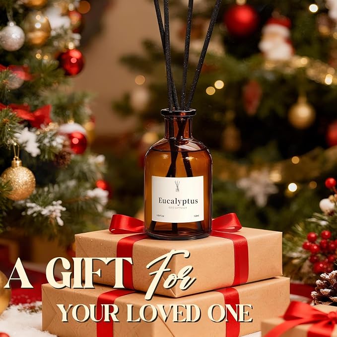 Reed Diffuser Set, 8.12 fl.oz Eucalyptus Scented Diffuser with Sticks, Up to 120 Days, alternate product view 8