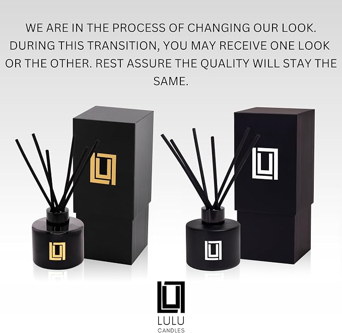 | Reed Diffuser Set | Amber, Rose & Sheer Musk | 6 Reed Sticks | Scent Diffuser for Bedroom Bathroom Living Room & Office