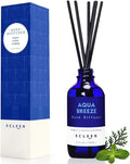 Reed Diffuser Set, Aqua Breeze Scented Oil Diffuser with Sticks, Long-Lasting Home Fragrance Reed Diffusers for Bathroom
