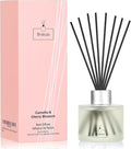 Reed Diffuser Set, Camellia & Cherry Blossom Scented Oil Diffusers with 8 Sticks for Rome & Office Decor, 3.4 oz/100 ml